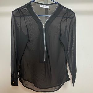 Wish Club black blouse